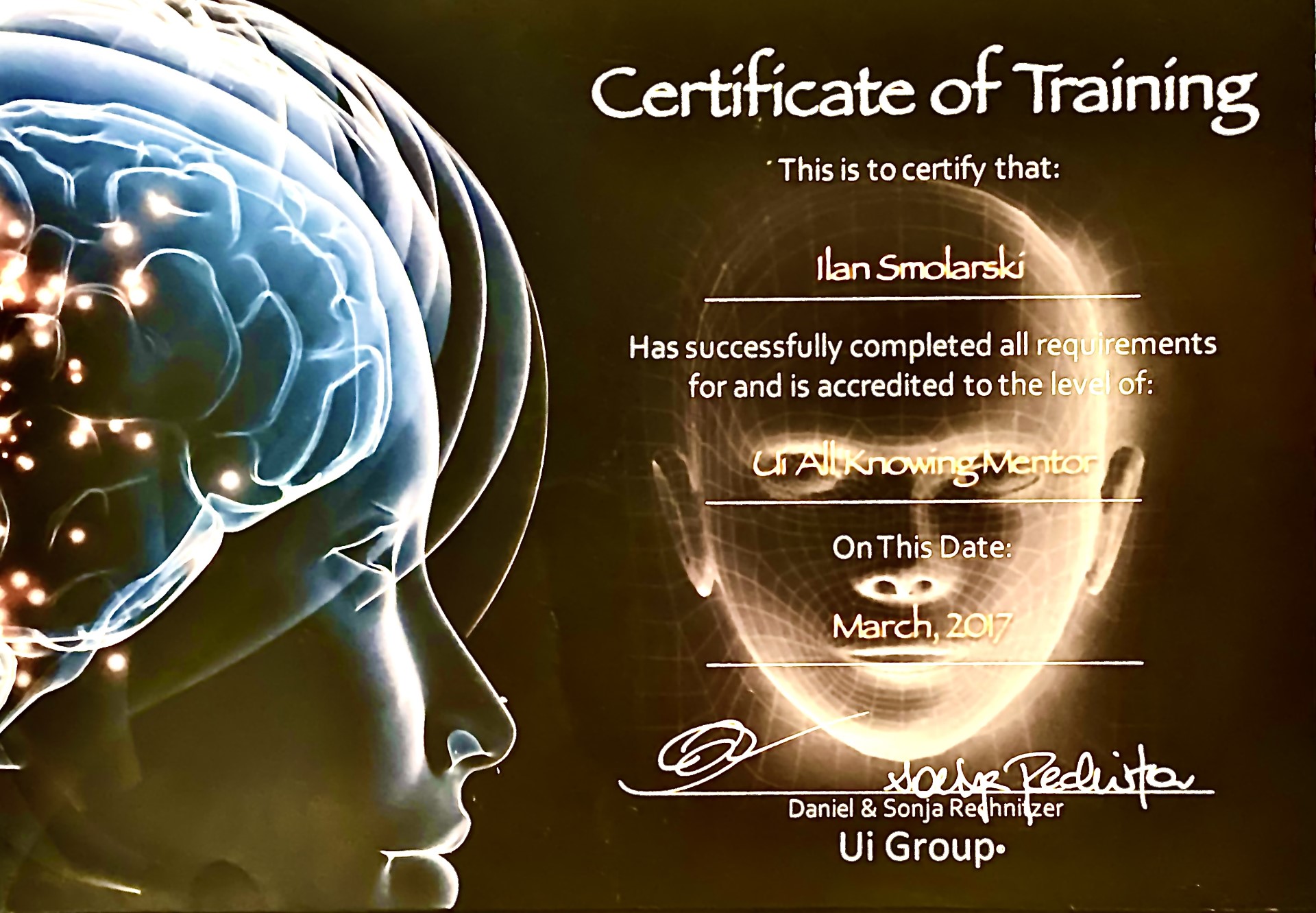 UI All Knowing Mentor Certification